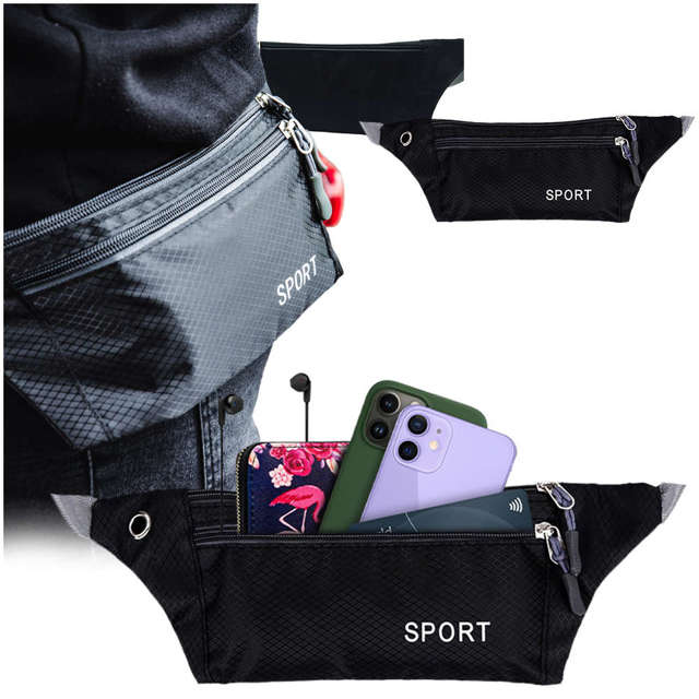 Alogy schlanke Sport-Gürteltasche zum Laufen für Smartphone-Schlüssel