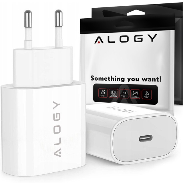 Alogy schnelles USB-C Typ C PD 20W weißes Wandladegerät