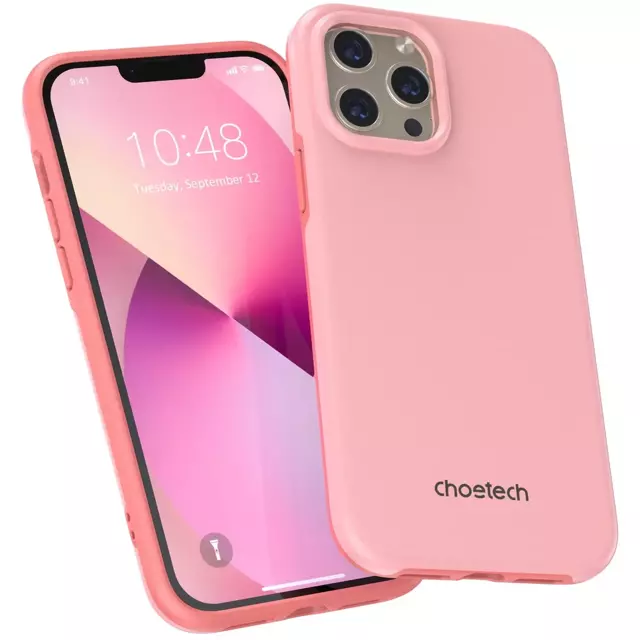 Choetech MFM Anti-Drop Case Hülle für iPhone 13 Pro Max rosa (PC0114-MFM-PK)