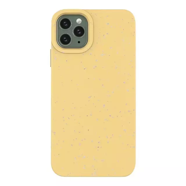 Eco Case Hülle für iPhone 11 Pro Silikonhülle Handyhülle Gelb