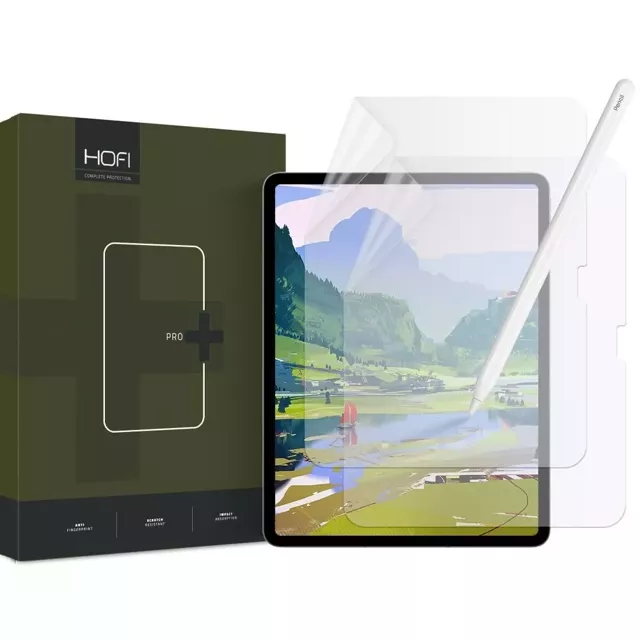 Hofi Paper Pro 2er-Pack Schutzhülle für Apple iPad Air 13 2024 Matt Clear