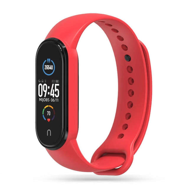 IconBand Sportarmband für Xiaomi Mi Smart Band 5/6/6 NFC / 7 Rot