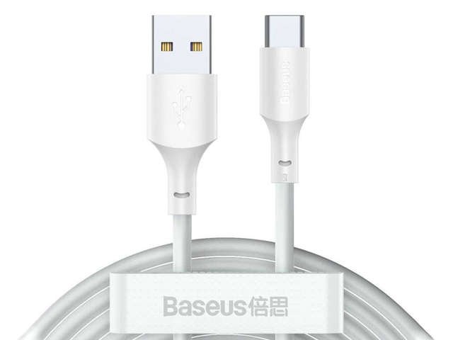 Kabel 1.5m przewód x2 Baseus USB - USB-C Typ C PD QC AFC 40W 5A Weiß