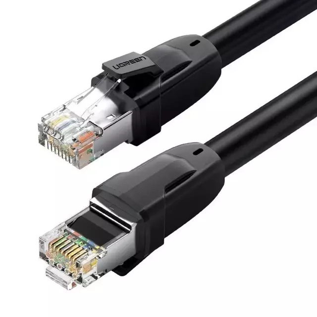 Kabel UGREEN Ethernet Patchkabel RJ45 Cat 8 T568B 2m schwarz (70329)