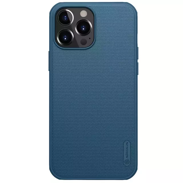 Nillkin Super Frosted Shield gehärtete Hülle für iPhone 13 Pro blau