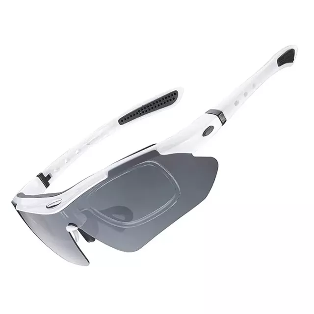 Rockbros 10142 photochrome UV400-Fahrradbrille – weiß