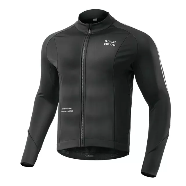 Rockbros 15400002004 Langarm-Radtrikot Herbst/Winter XL - Schwarz