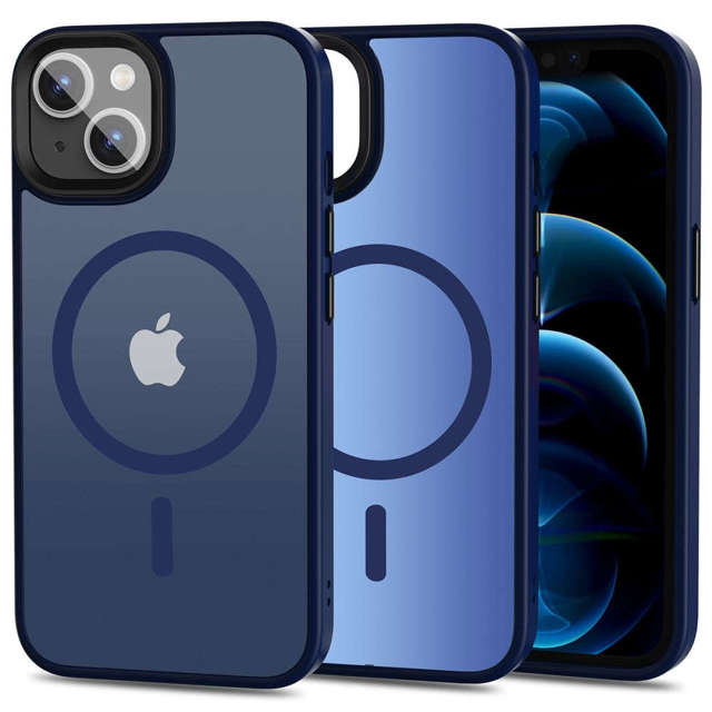 Schützendes MagMat Case für MagSafe für Apple iPhone 13 Mini Matt Navy