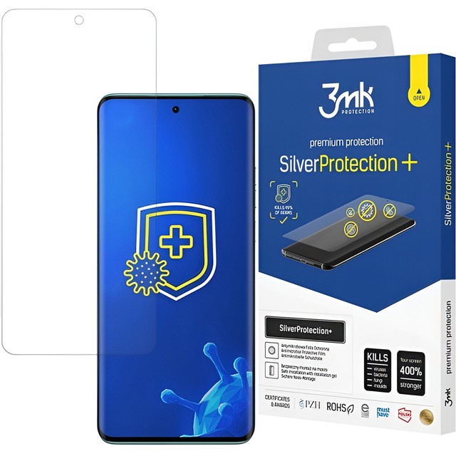 Schutzfolie für Motorola Edge 40 Neo - 3mk SilverProtection Displayschutzfolie Antimikrobiell