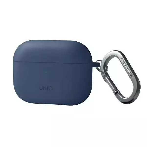 Schutzhülle für UNIQ Kopfhörer Tasche für Nexo AirPods Pro 2 Gen Ohrbügel Silikon blau/kaspianblau