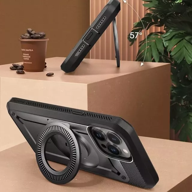 Supcase UB Pro Mag oder MagSafe Hülle für iPhone 15 Pro Schwarz