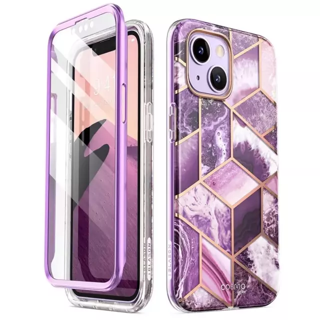 Supcase cosmo iphone 14 plus marmor lila