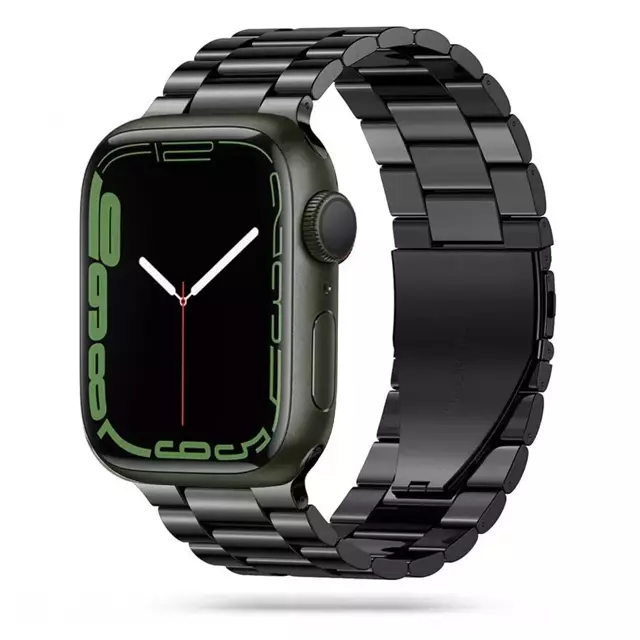 Tech-Protect Edelstahl Apple Watch 4 / 5 / 6 / 7 / 8 / se / ultra (42 / 44 / 45 / 49 mm) schwarz