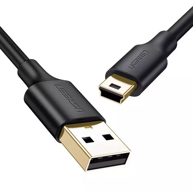 Ugreen Kabel USB - Mini-USB 480 Mbps 1,5 m schwarz (US132 10385)