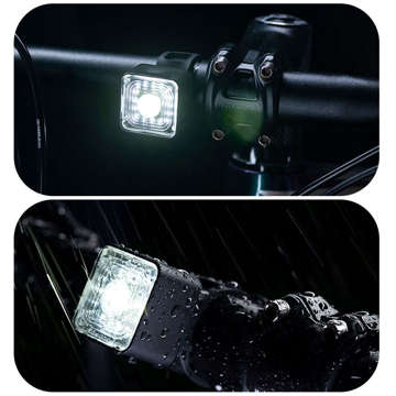 2-in-1 Alogy Fahrrad-Rücklicht, intelligente Fahrrad-Taschenlampe, wasserdichtes Vorder- und Rücklicht, 120 lm, IP66