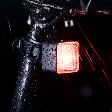 2-in-1 Alogy Fahrrad-Rücklicht, intelligente Fahrrad-Taschenlampe, wasserdichtes Vorder- und Rücklicht, 120 lm, IP66