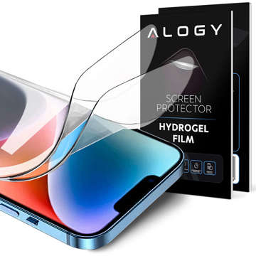 2x Alogy Hydrogel Film Hydrogel Film Handyschutzhülle für Oppo A54