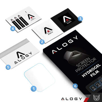 2x Alogy Hydrogel Smartwatch Schutzfolie für Apple Watch Ultra 2 49mm