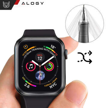 2x Alogy Hydrogel Smartwatch Schutzfolie für Apple Watch Ultra 2 49mm