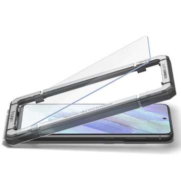 2x Samsung Galaxy S21 FE Panzerglas für Spigen Alm Glas.tR