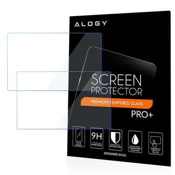 2x Tempered Glass 9H Alogy Displayschutz für Steam Deck Konsole