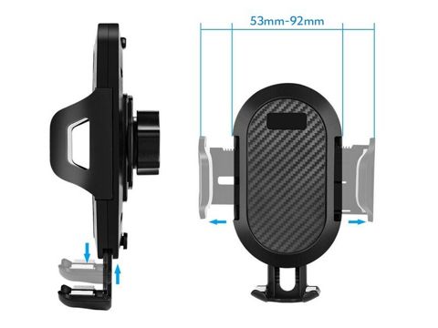 360 Autohalterung für das Armaturenbrett Alogy Carbon Black