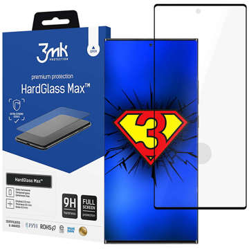 3mk HardGlass Max FingerPrint FP Displayschutz aus gehärtetem Glas für Samsung Galaxy S23 Ultra