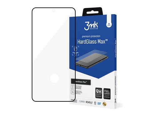 3mk HardGlass Max Fingerabdruckglas für Samsung Galaxy S21 Schwarz