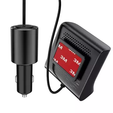 Acefast Autoladegerät 90W USB Typ C / 3x USB / Zigarettenanzünderbuchse, PPS, PD3.0, QC3.0, AFC, FCP Ladestation schwarz (B8 schwarz)