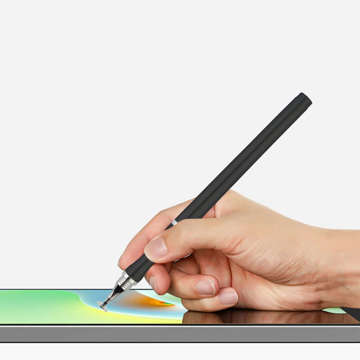 Alogy 2-in-1 Eingabestift kapazitiver Touch für Tablet-Bildschirm Schwarz