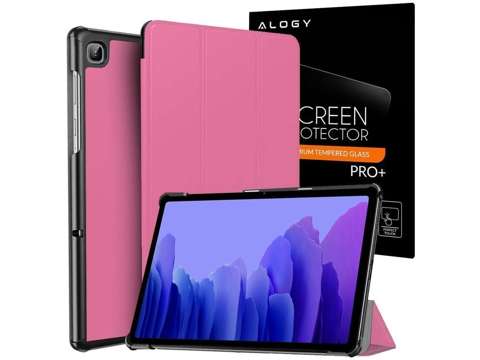 Alogy Book Cover Hülle für Samsung Galaxy Tab A7 10.4 T500 / T505 Pink Alogy Glas