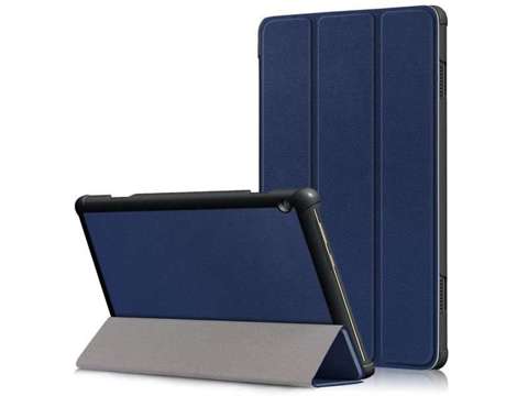 Alogy Book Cover für Lenovo Tab M10 10.1 TB-X605 Marineblaues Glas