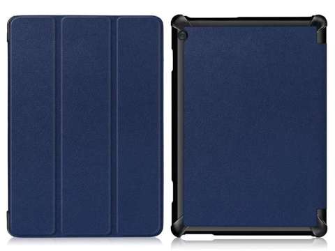 Alogy Book Cover für Lenovo Tab M10 10.1 TB-X605 Marineblaues Glas