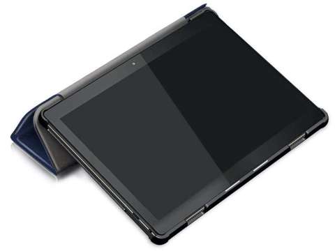 Alogy Book Cover für Lenovo Tab M10 10.1 TB-X605 Marineblaues Glas