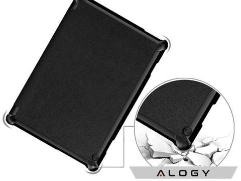 Alogy Book Cover für Lenovo Tab M10 10.1 TB-X605 Schwarzes Glas