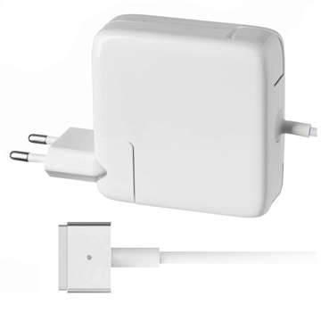 Alogy Ladegerät MacBook Ladegerät Apple MacBook MagSafe 2 T-Typ 45W Netzteil Weiß