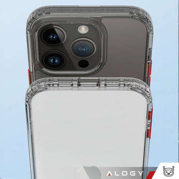 Alogy Protective Case Schutzhülle für Apple iPhone 14 Pro Max Schwarz und transparent