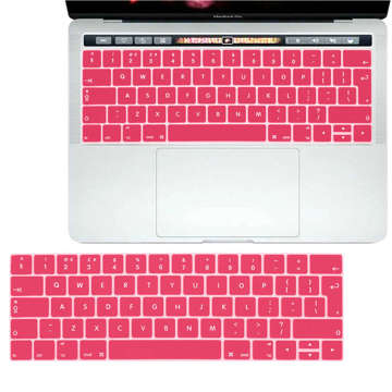 Alogy Schutzhülle Tastaturabdeckung für Apple Macbook Pro 13 / Pro 15 Pink