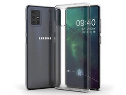 Alogy Silikonhülle Gehäuse Case für Samsung Galaxy A51 transparent