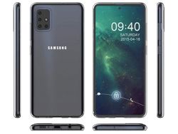 Alogy Silikonhülle Gehäuse Case für Samsung Galaxy A51 transparent