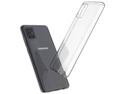 Alogy Silikonhülle Gehäuse Case für Samsung Galaxy A51 transparent