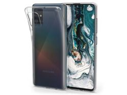 Alogy Silikonhülle Gehäuse Case für Samsung Galaxy A51 transparent