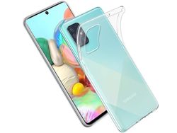 Alogy Silikonhülle Gehäuse Case für Samsung Galaxy A51 transparent