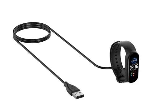 Alogy USB-Ladekabel für Xiaomi Mi Band 5 Global schwarz