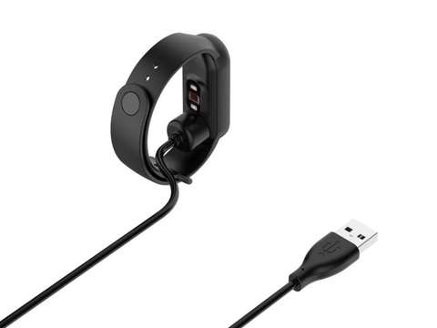 Alogy USB-Ladekabel für Xiaomi Mi Band 5 Global schwarz