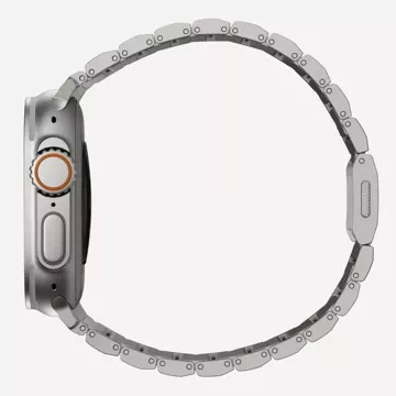 Armband Stahlband für Apple Watch 4/5/6/7/8/9/Se/Ultra 1/2 (42/44/45/49 mm) Titan