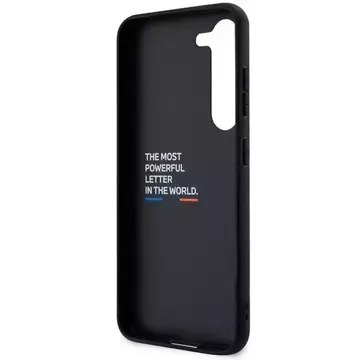 BBMW Hülle für Samsung Galaxy S23 Plus Leder Stamp Tricolor schwarz