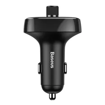 Baseus FM-Transmitter Bluetooth 4.2 MP3-Autoladegerät 2x USB 3.4A Freisprecheinrichtung MicroSD