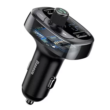 Baseus FM-Transmitter Bluetooth 4.2 MP3-Autoladegerät 2x USB 3.4A Freisprecheinrichtung MicroSD