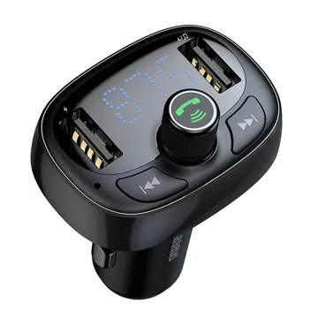 Baseus FM-Transmitter Bluetooth 4.2 MP3-Autoladegerät 2x USB 3.4A Freisprecheinrichtung MicroSD